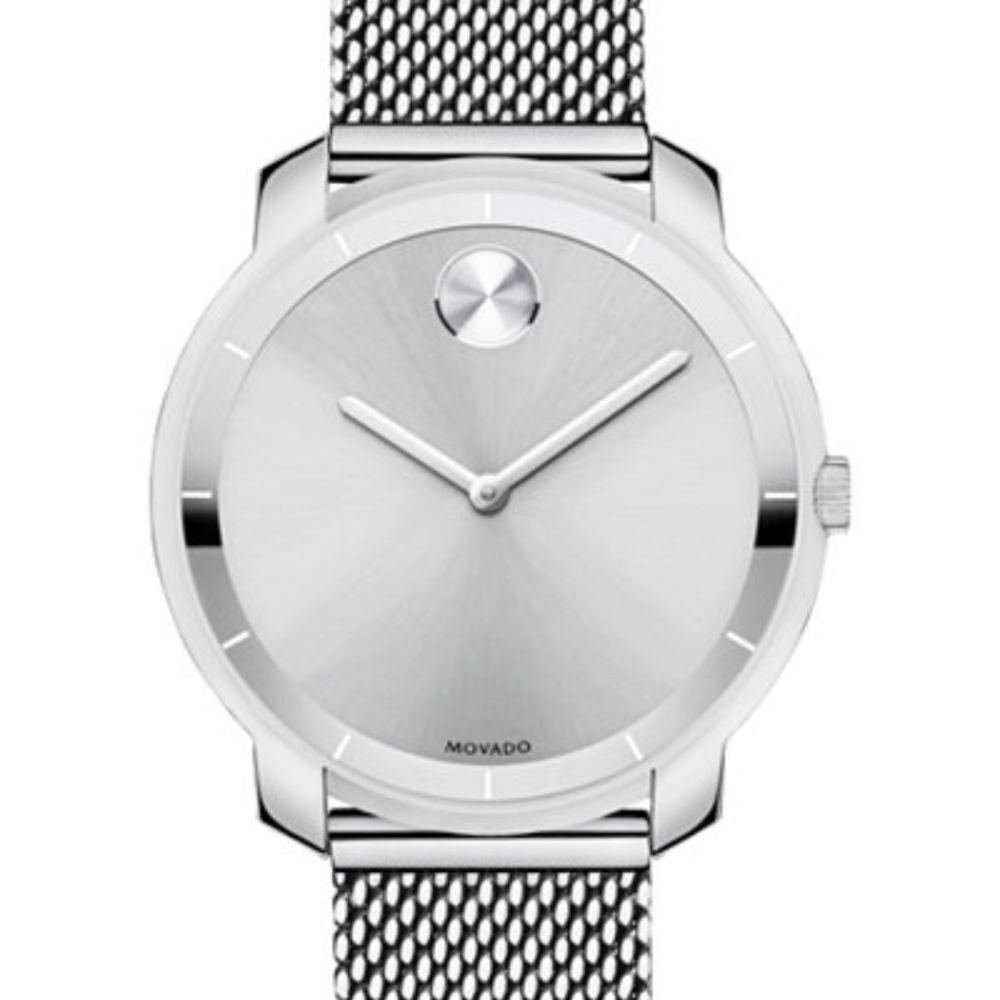 NWT Movado Women’s Silver Stainless Mesh Watch